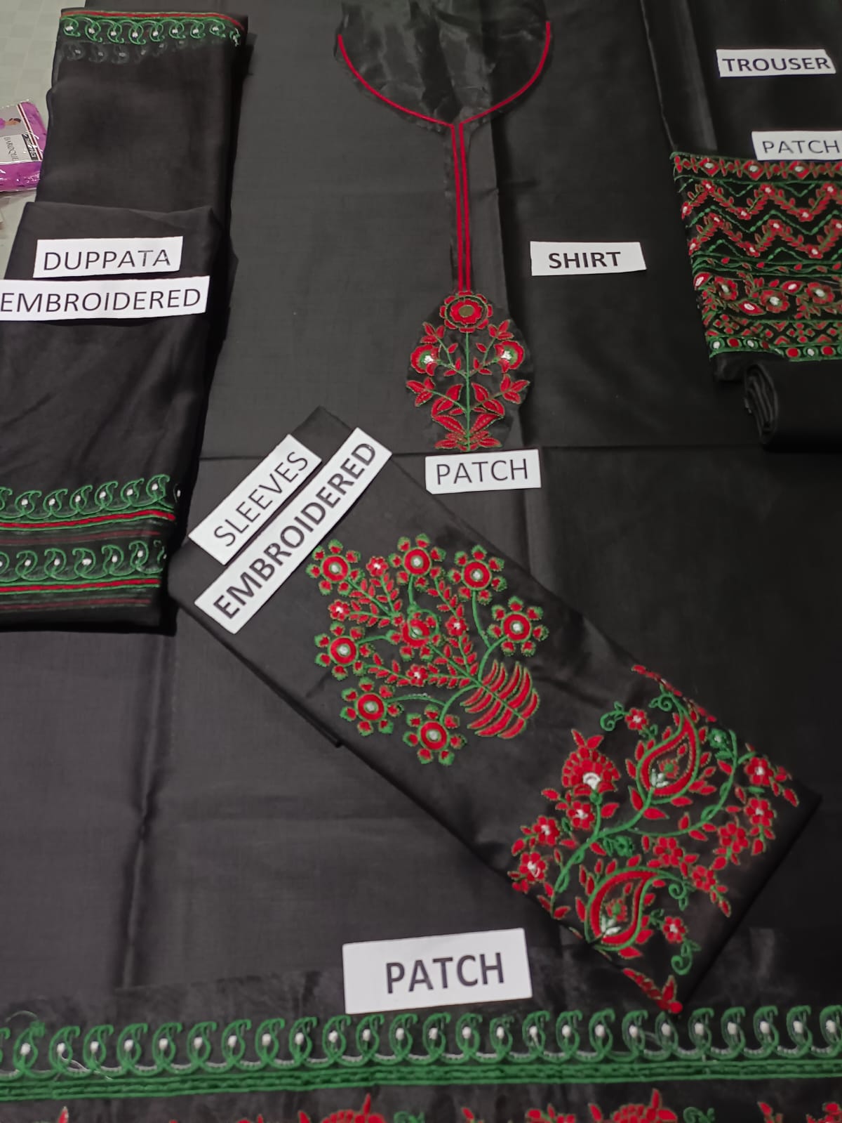 Lawn 3 Piece Embroidered Dress - 362