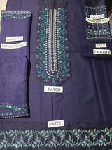 Lawn 3 Piece Embroidered Dress - 361