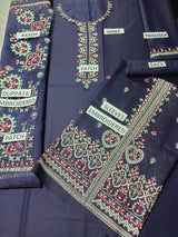 Lawn 3 Piece Embroidered Dress - 360