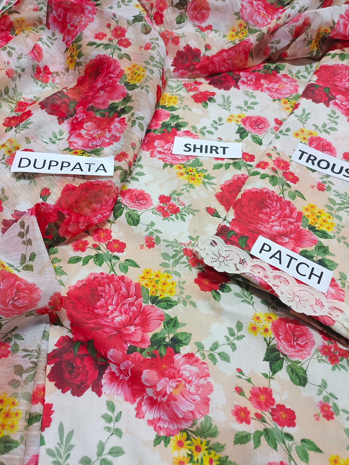 Lawn 3 Piece Printed Dress - 338