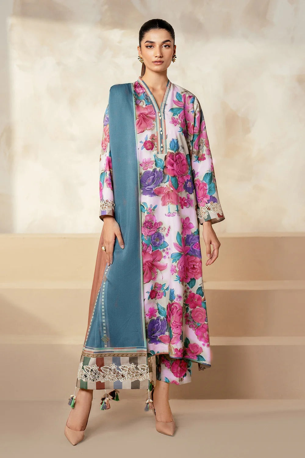Lawn 3 Piece Printed Dress - 320