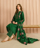 Lawn 3 Piece Embroidered Dress - 251