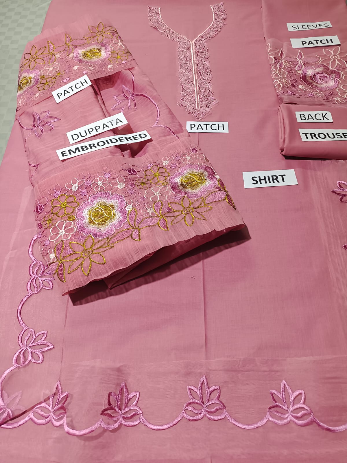 Lawn 3 Piece Embroidered Dress - 69