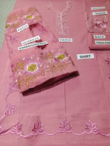 Lawn 3 Piece Embroidered Dress - 69