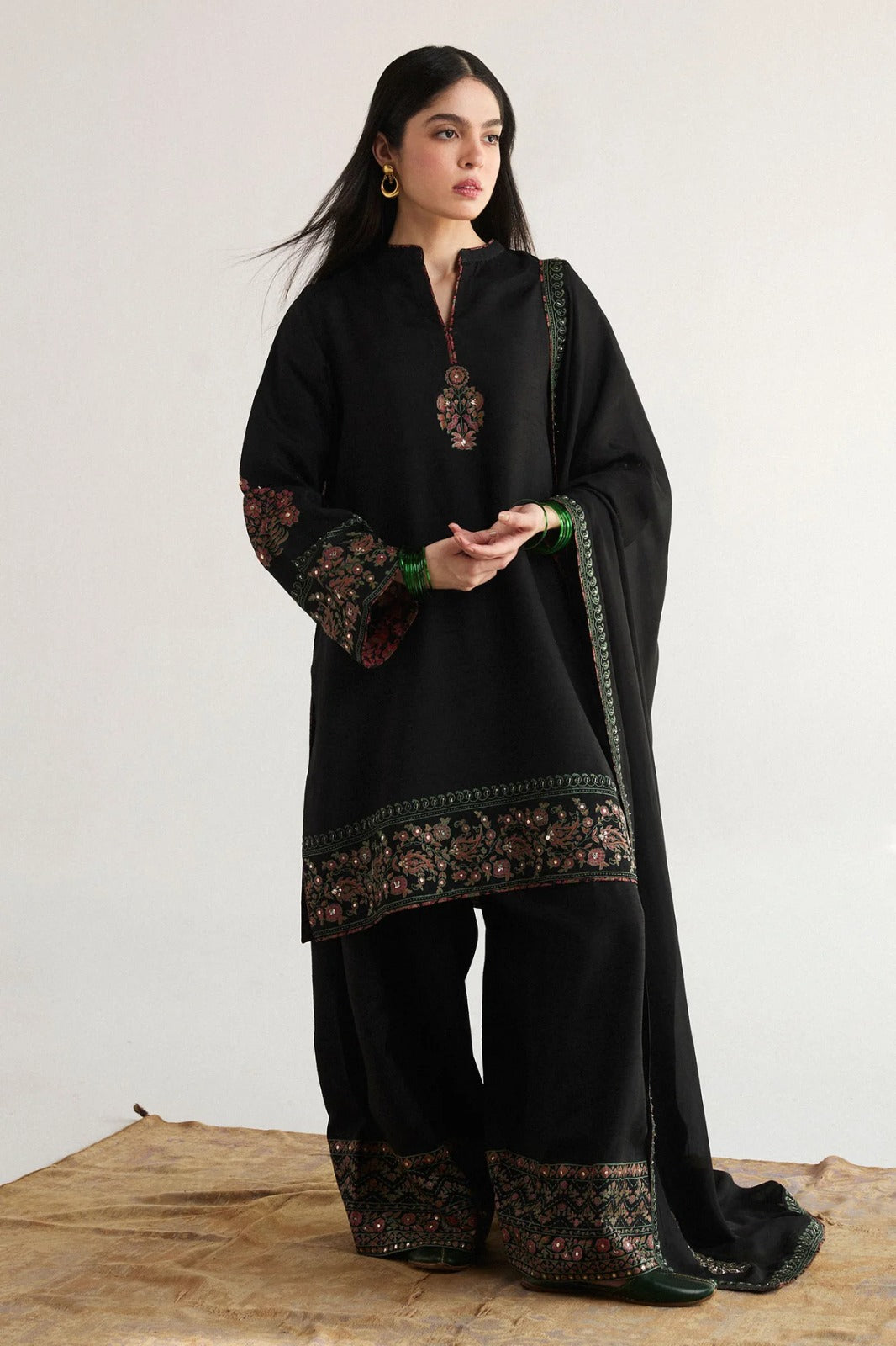 Lawn 3 Piece Embroidered Dress - 362