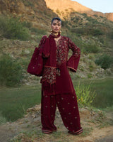 Lawn 3 Piece Embroidered Dress - 373