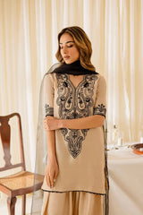 Lawn 3 Piece Embroidered Dress - 386