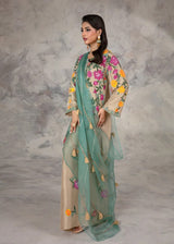 Lawn 3 Piece Embroidered Dress - 377