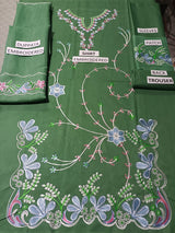 Lawn 3 Piece Embroidered Dress - 356