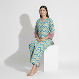 Karandi 3 Piece Printed Dress - 398