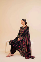 Khaddar 3 Piece Embroidered Dress -383