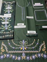 Lawn 3 Piece Embroidered Dress -366
