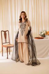 Lawn 3 Piece Embroidered Dress - 386