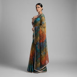 Chiffon Printed Saari   - 400