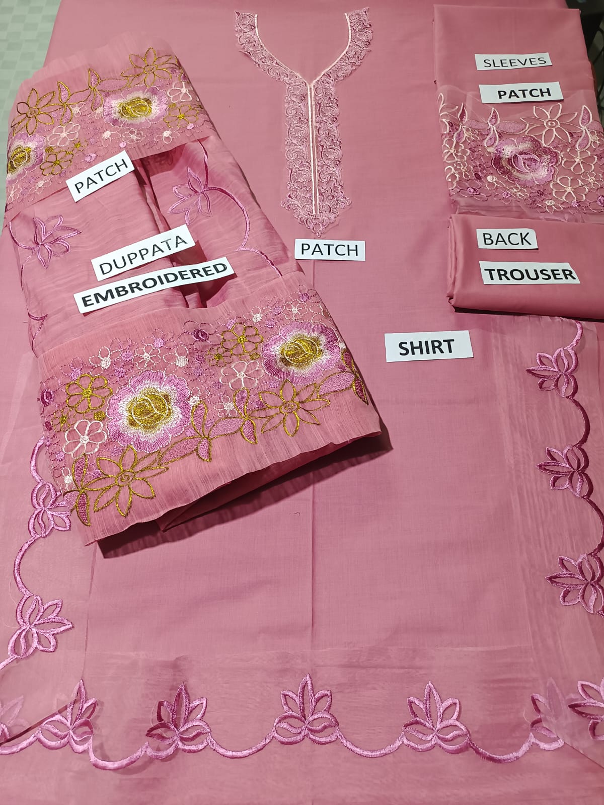 Lawn 3 Piece Embroidered Dress - 69