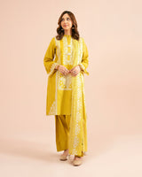 Lawn 3 Piece Embroidered Dress - 355