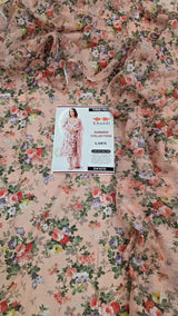 Lawn 3 Piece Printed Dress - 341