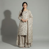 Karandi 3 Piece Printed Dress- 227