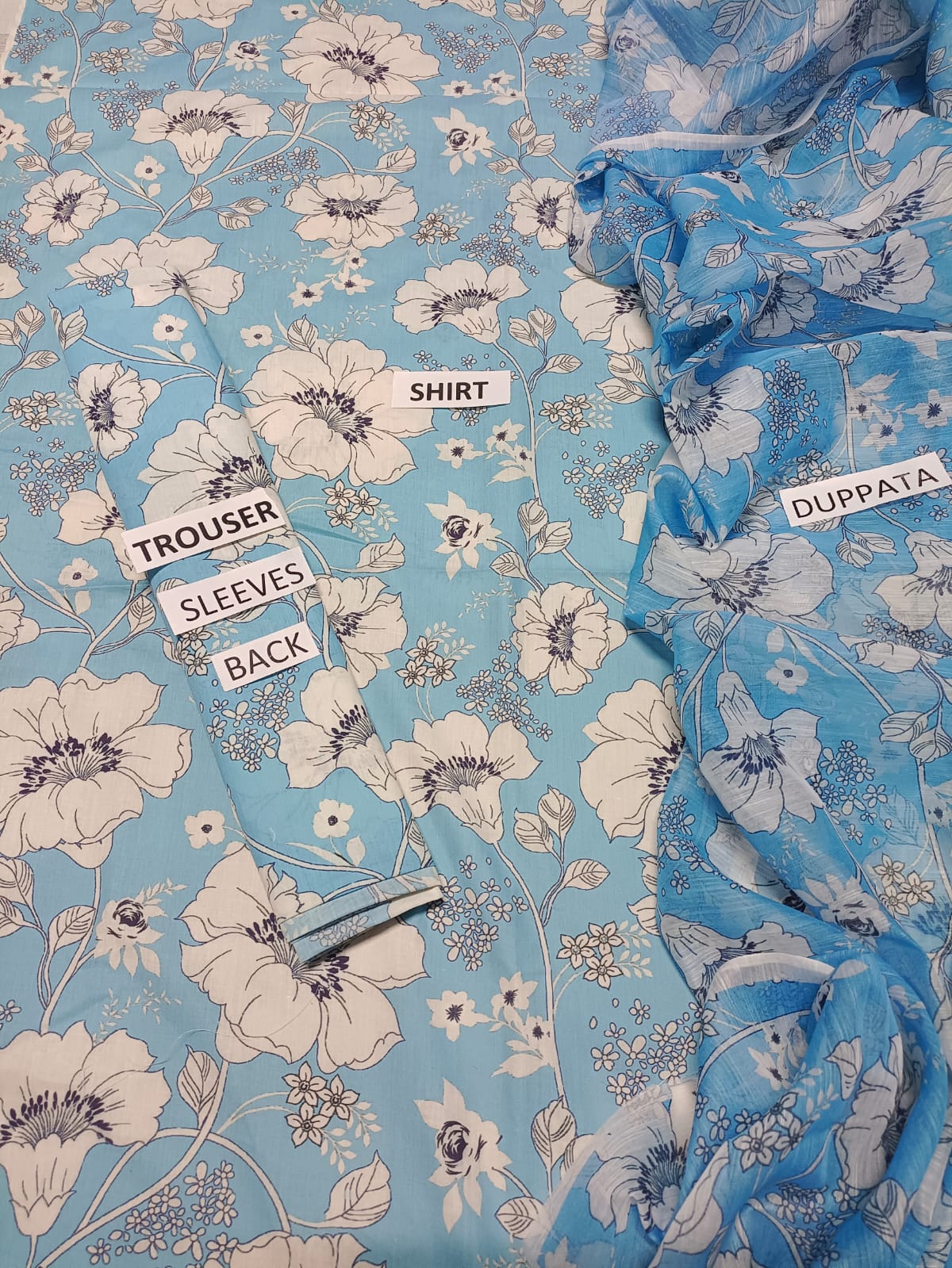 Lawn 3 Piece Printed Dress - 322