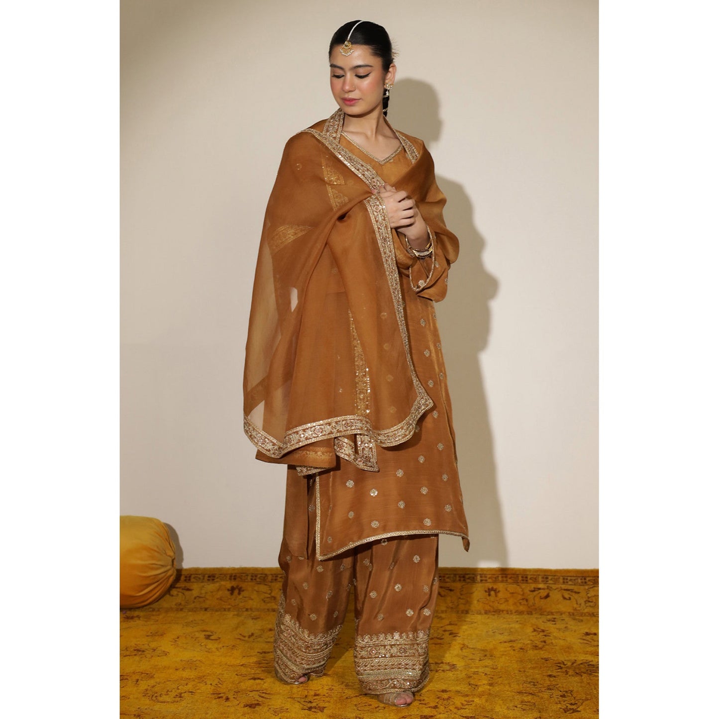 Lawn 3 Piece Embroidered Dress -203