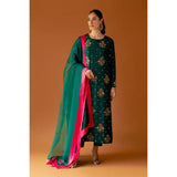 Lawn 3 Piece Embroidered Dress -184