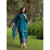 Lawn 3 Piece Embroidered Dress -177
