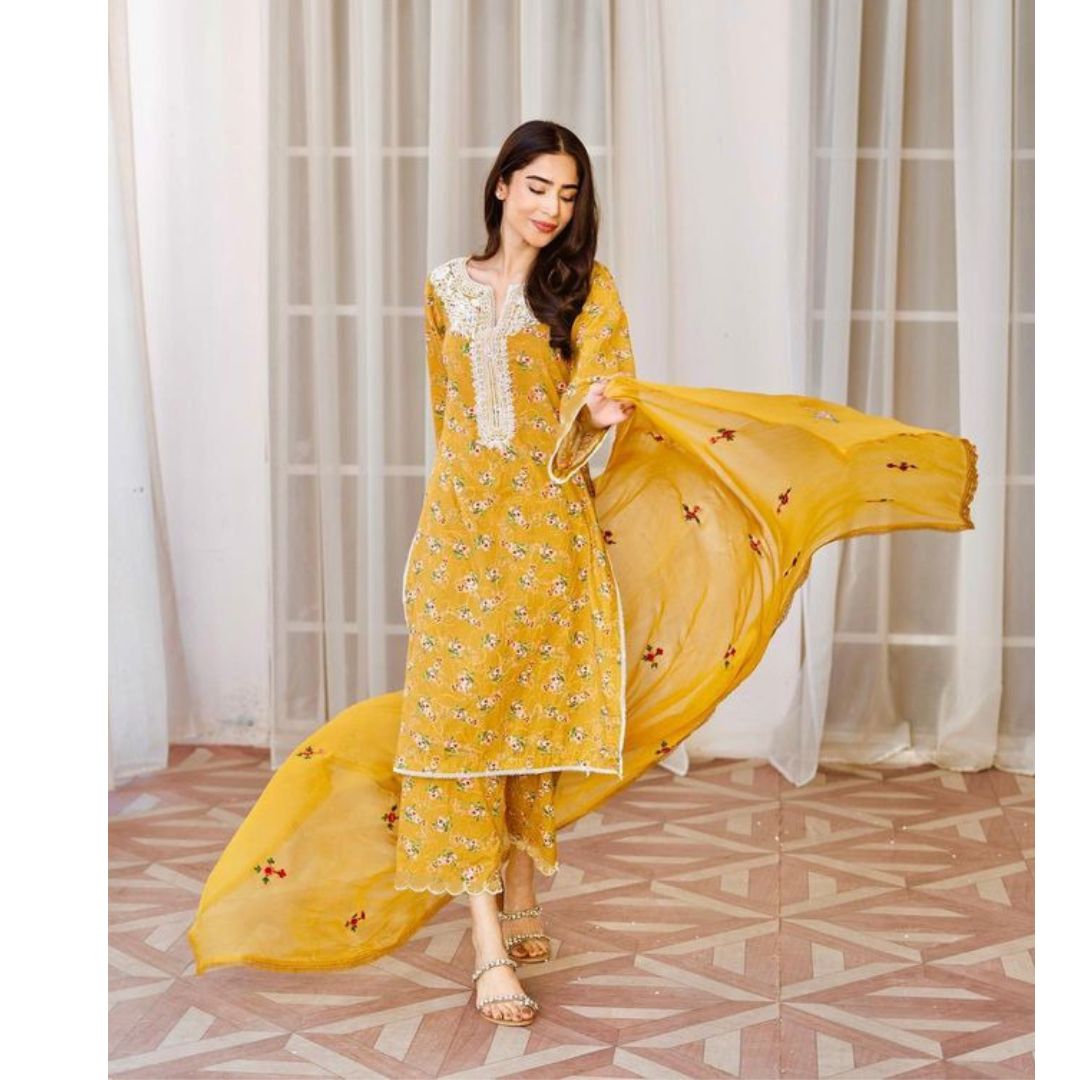 Lawn 3 Piece Printed Dress – 178