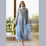 Organza 3 Piece Embroidered Dress - 150
