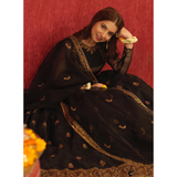 Organza  3 Piece Embroidered Frock - 56