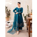 Dhanak 3 Piece Embroidered Dress - 384