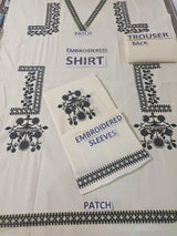 Lawn 2 Piece Embroidered Dress - 110