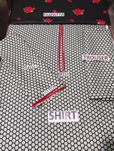 Karandi 3 Piece Printed Dress - 17