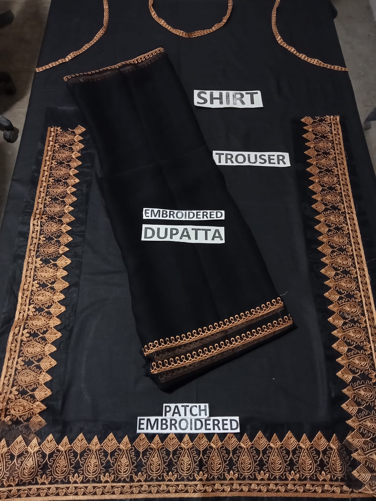 Lawn 3 Piece Embroidered Dress - 66