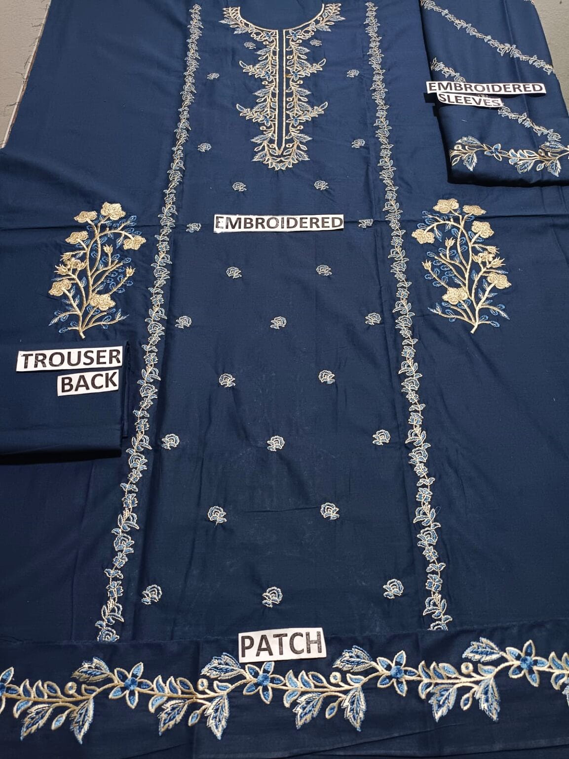 Lawn 2 Piece Embroidered Dress - 91