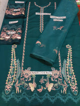 Lawn 3 Piece Embroidered Dress - 104