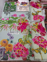 Lawn 3 Piece Embroidered Dress - 109