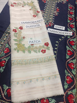 Dhanak 3 Piece Embroidered Dress -399