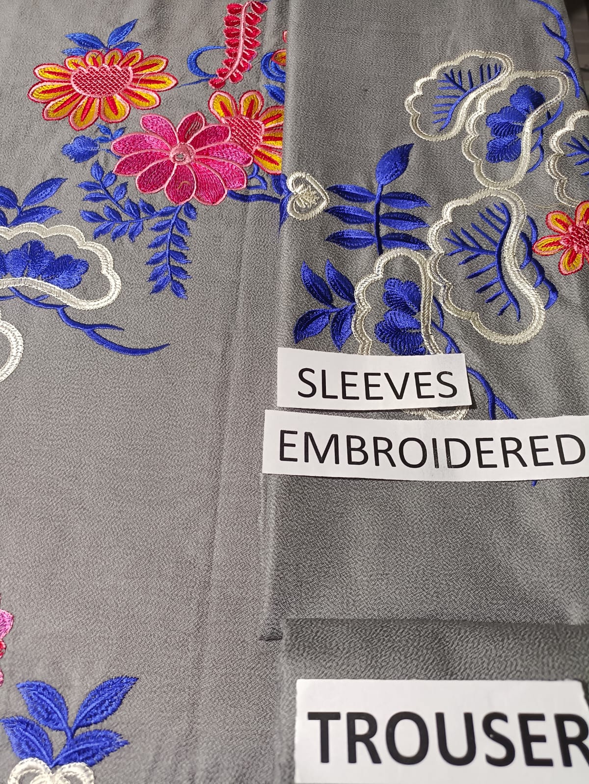 Dhanak 3 Piece Embroidered Dress - 268