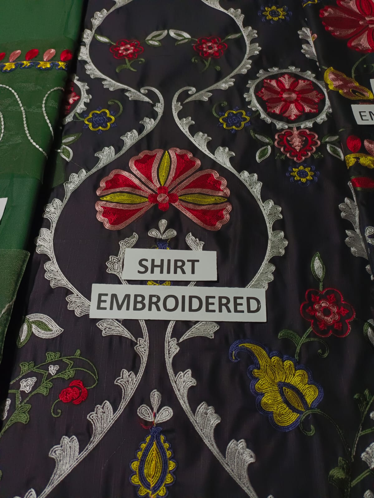 Khaddar 3 Piece Embroidered Dress -274