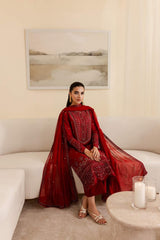 Dhanak 3 Piece Embroidered Dress - 289