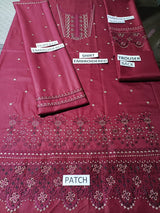 Dhanak 3 Piece Embroidered Dress - 289