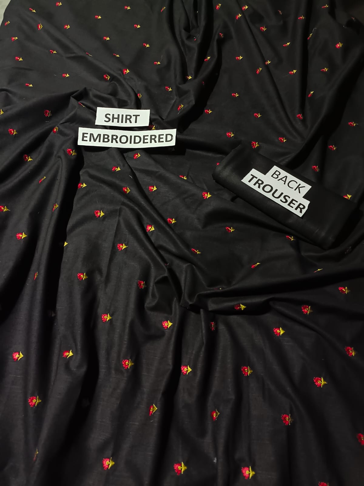 Khaddar 2 Piece Embroidered Dress - 297