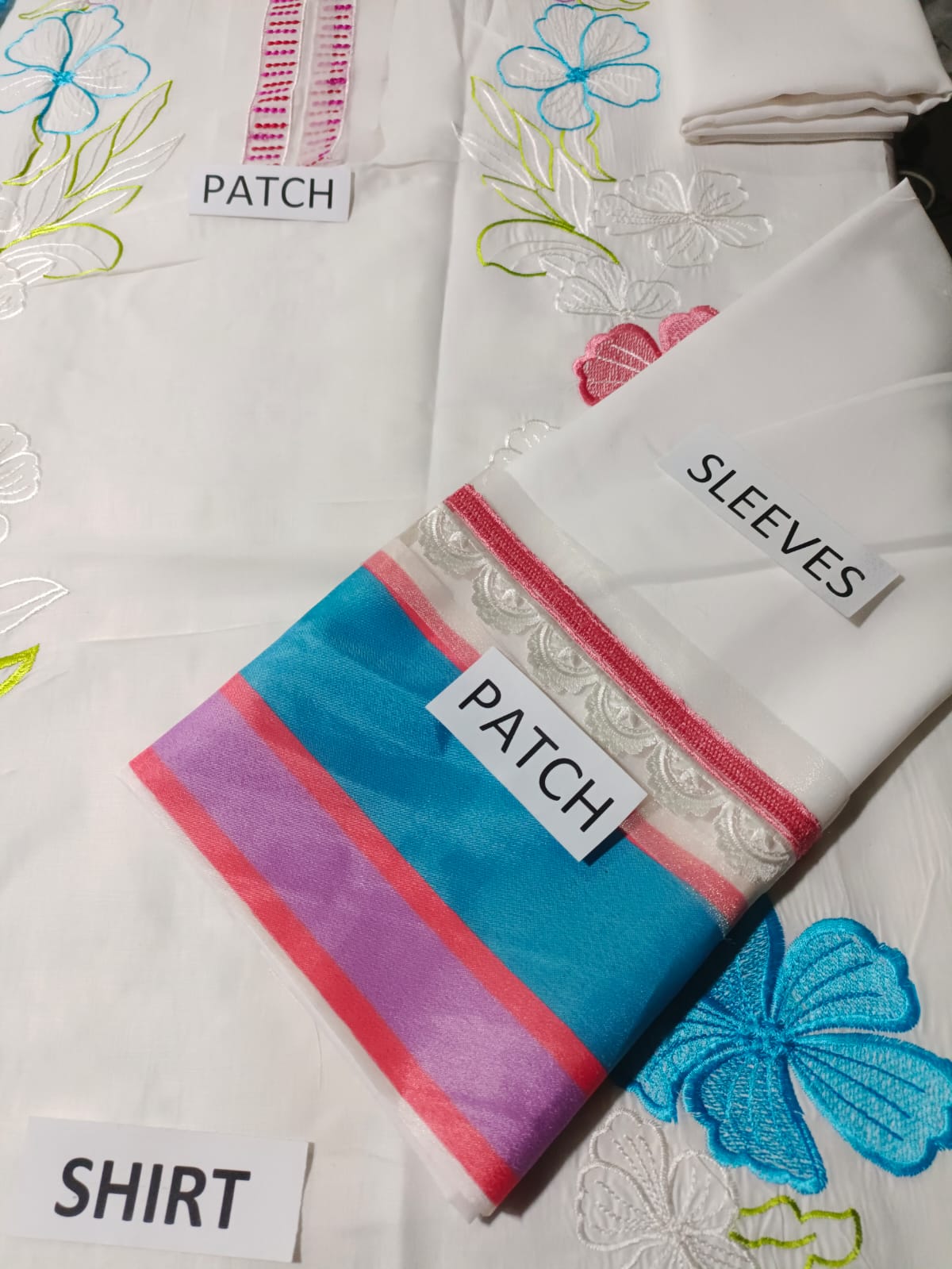 Lawn 3 Piece Embroidered Dress -250