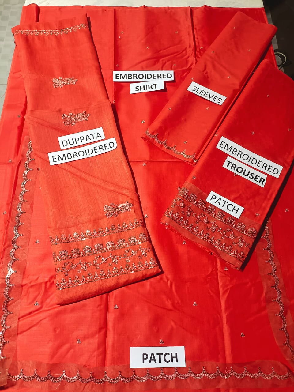 Lawn 3 Piece Embroidered Dress - 307