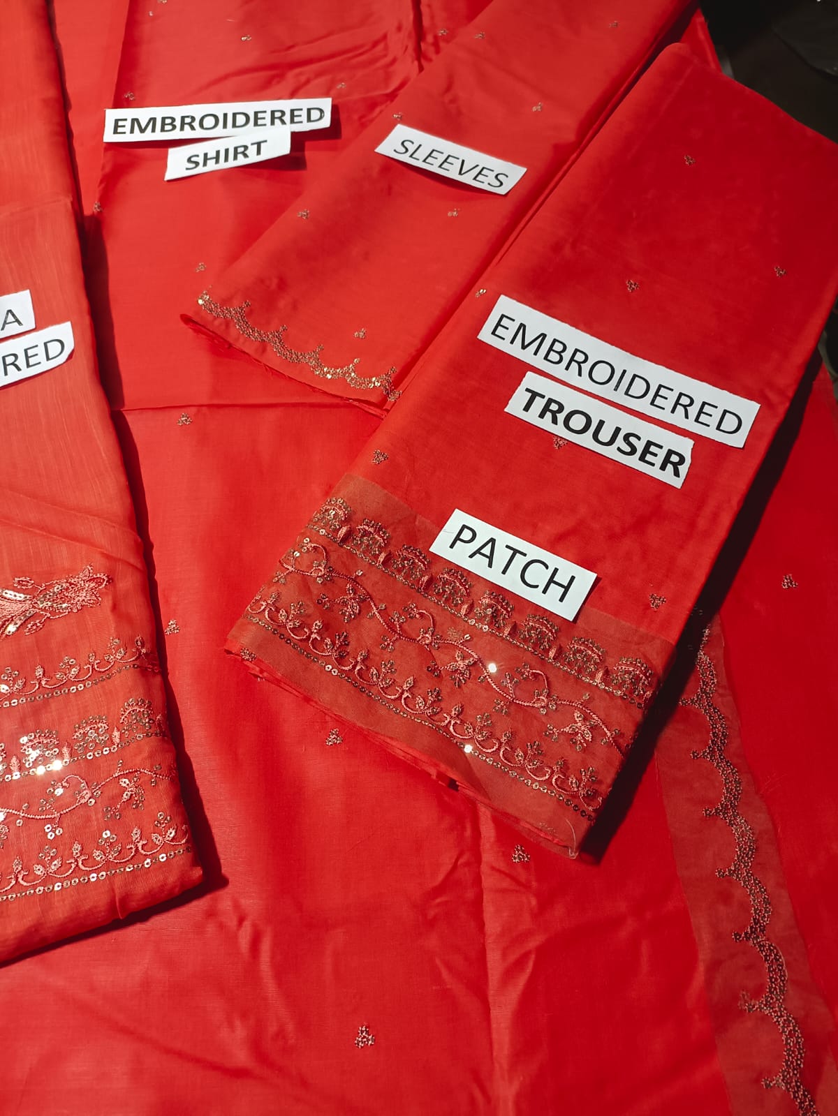 Lawn 3 Piece Embroidered Dress - 307