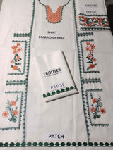 Lawn 2 Piece Embroidered Dress - 308