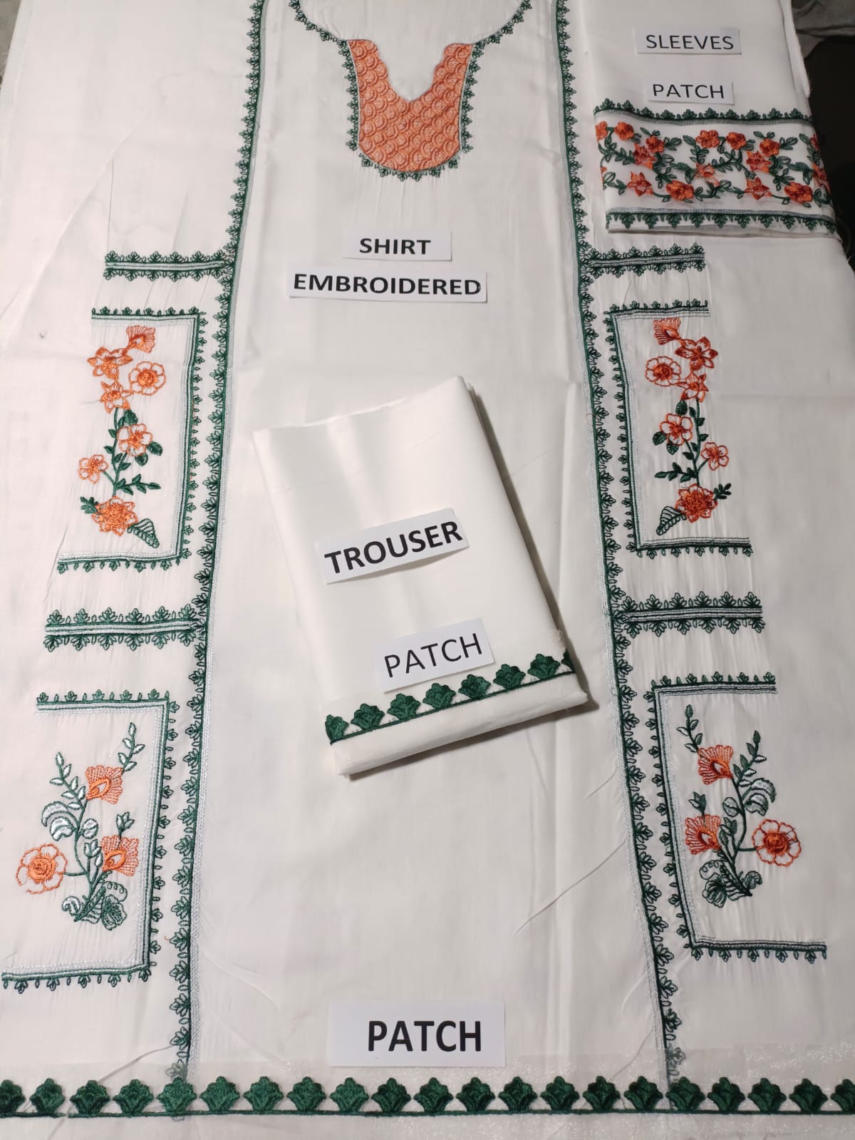 Lawn 2 Piece Embroidered Dress - 308