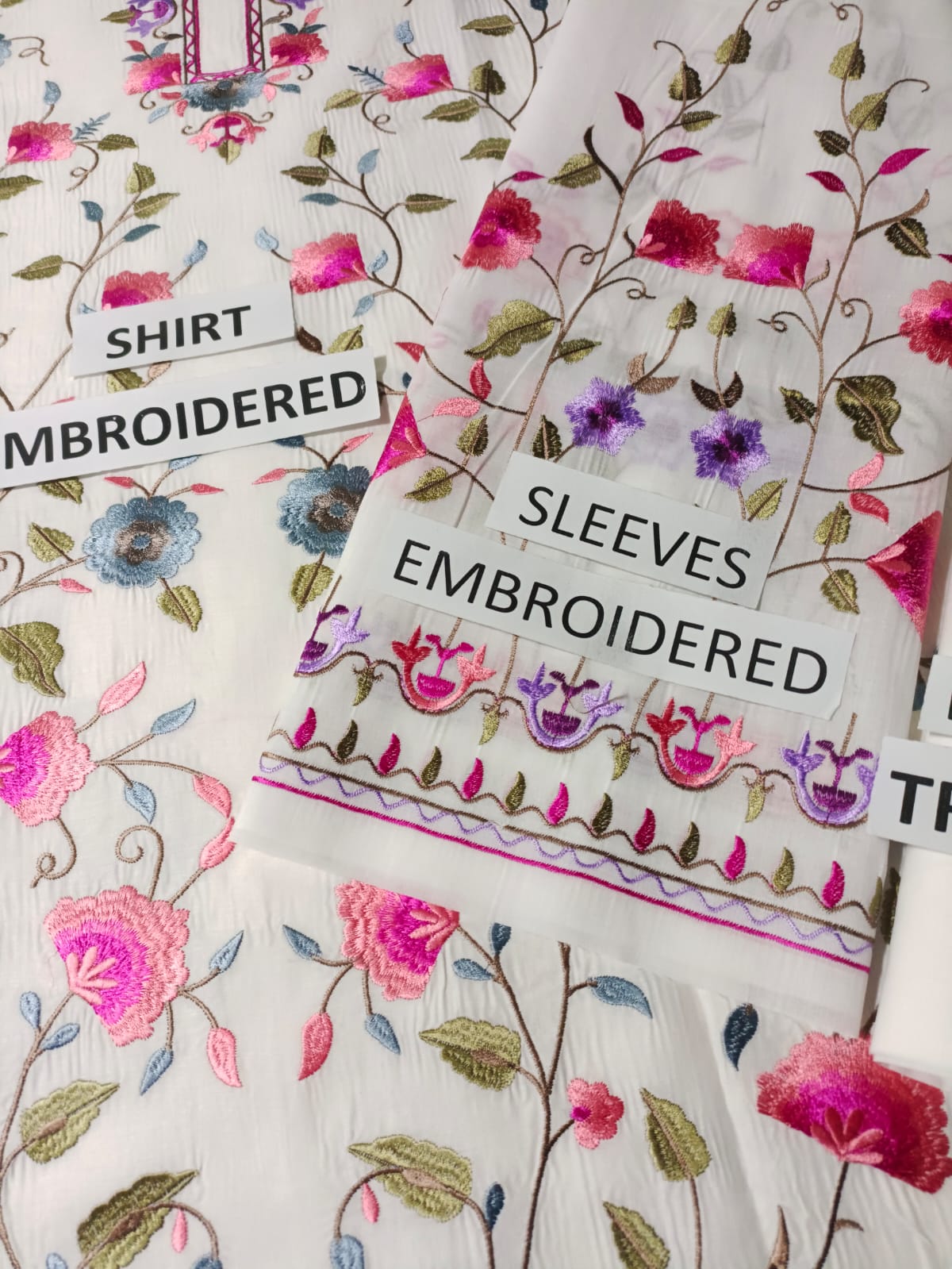 Lawn 3 Piece Embroidered Dress - 310