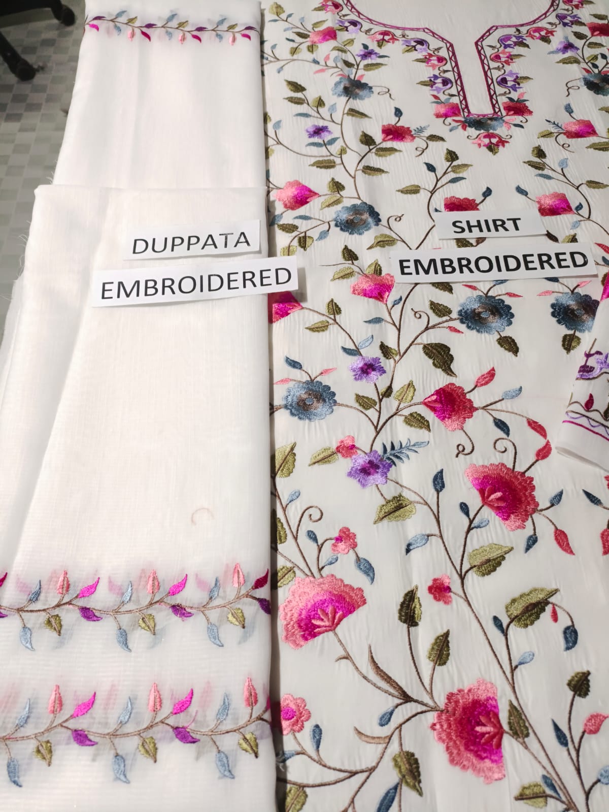 Lawn 3 Piece Embroidered Dress - 310