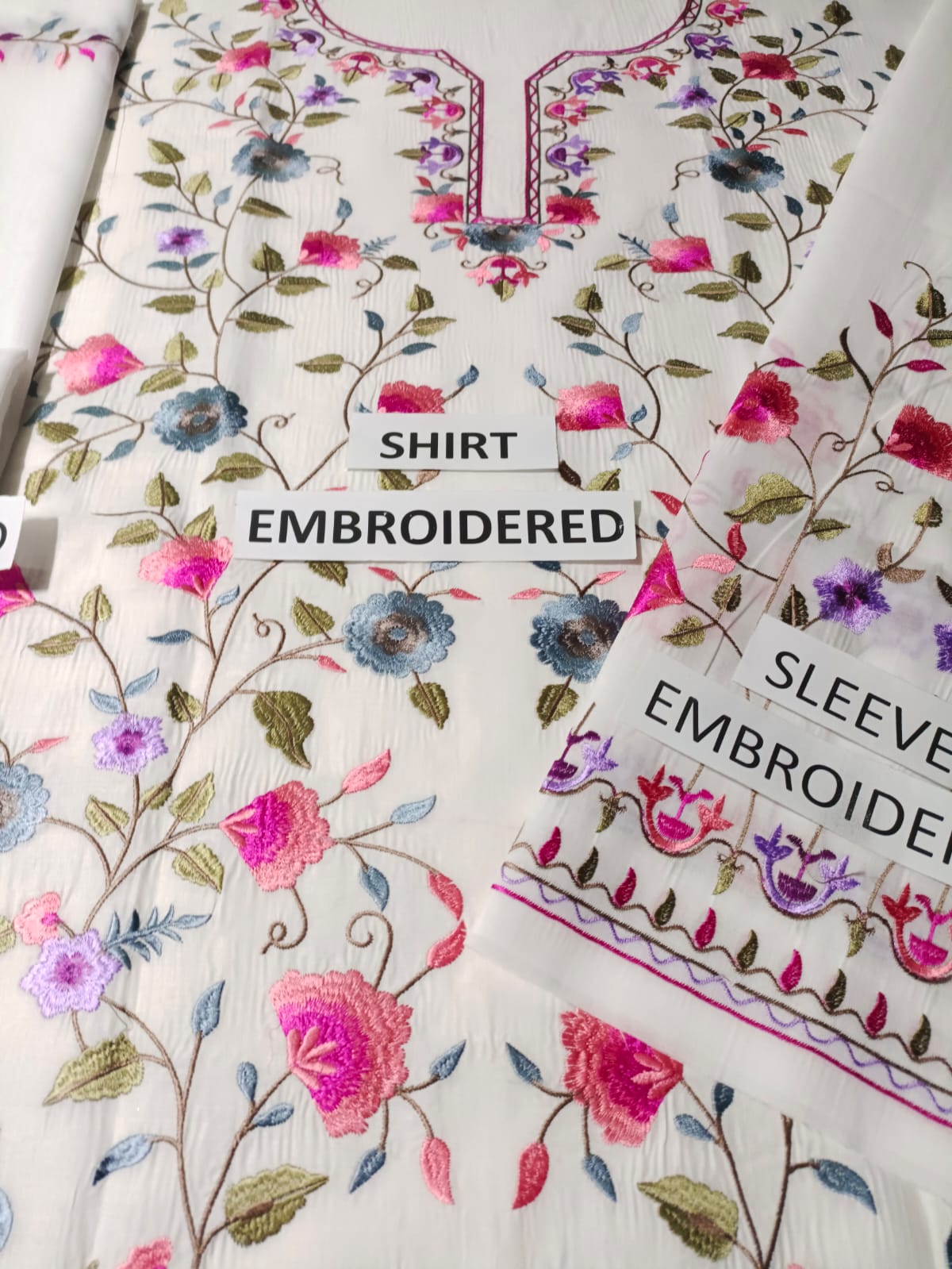 Lawn 3 Piece Embroidered Dress - 310